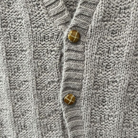 Kings Road Sears Sweater Vest Cardigan Mens Large Brown Orlon Acrylic Academia - Picture 4 of 7